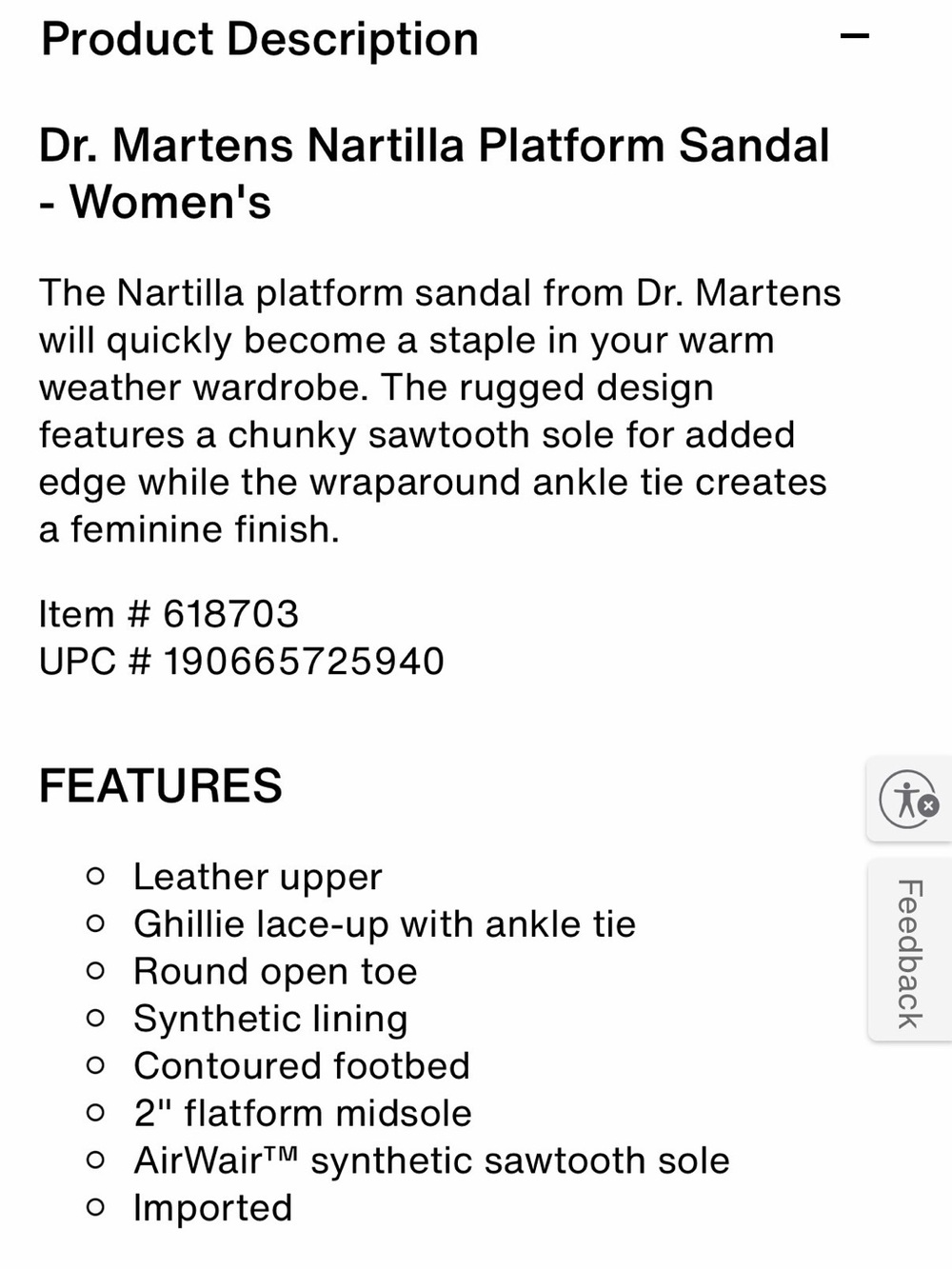 Dr. Martens Black Leather Lace-Up Platform Gladiator Sandals - Picture 2 of 8